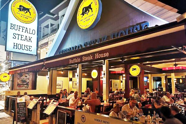 Stille og rolig overraskende Du bliver bedre Buffalo Steak House Kata Plaza - Phuket.Net