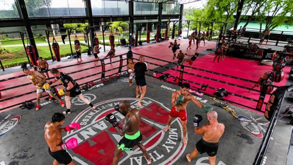 Muay Thai in Phuket - Thai Boxing Soundtrack in Patong Beach 