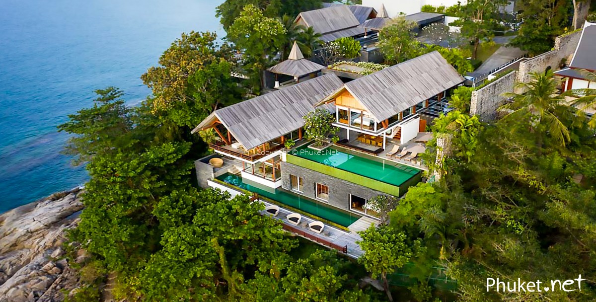 Majestic Oceanfront Laem Singh Villa In Surin 5 Beds 5 Baths Phuket