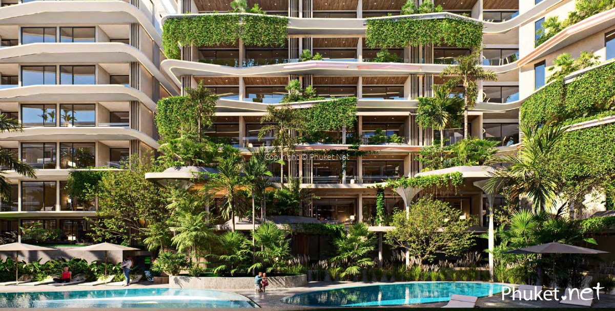 View of Stylish Resort-style Condos near Layan Beach - Studio - Phuket Real ...