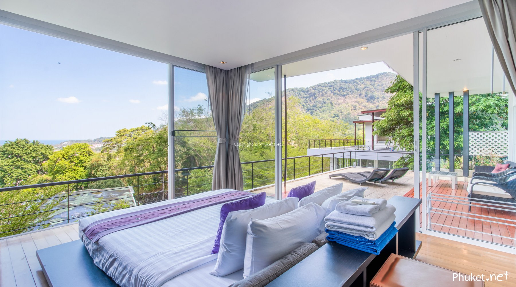 Chic Sea View Penthouse at Zen Space, Kamala 2 beds/2 baths Phuket