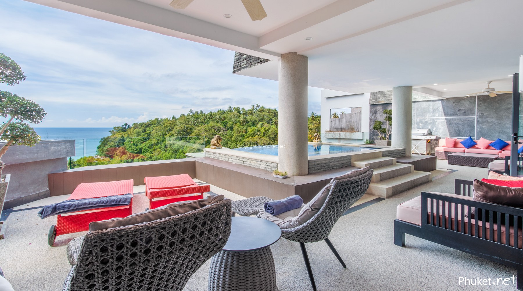 Luxury Sea View Accenta Penthouse in Kata - 3 beds/4 baths - Phuket ...