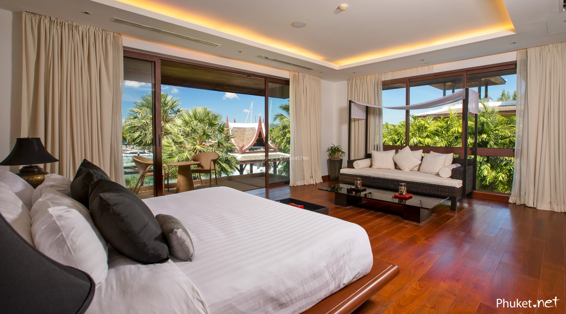 Elegant Royal Phuket Marina Villa With 23m Private Yacht Berth 5 Beds