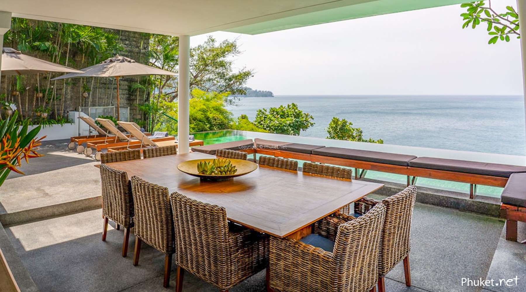 Majestic Oceanfront Laem Singh Villa In Surin 5 Beds 5 Baths Phuket