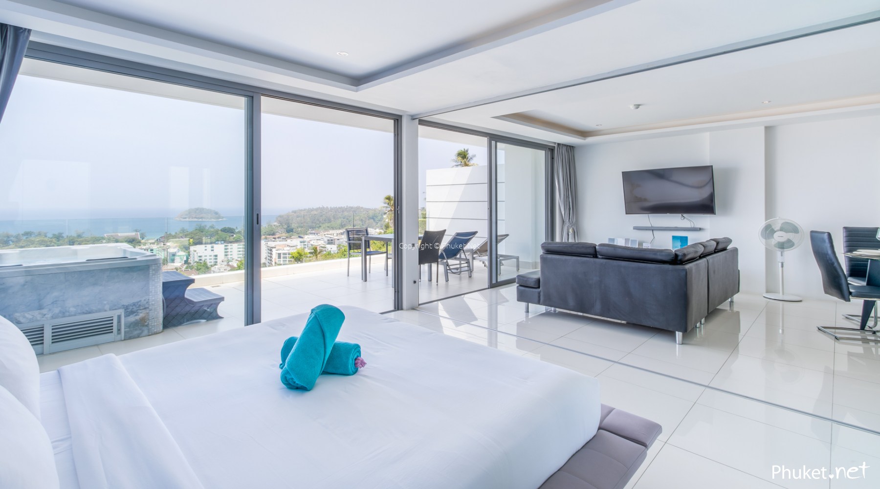 Spacious Sea View Condo at The View Kata - 2 beds/2 baths - Phuket Real ...