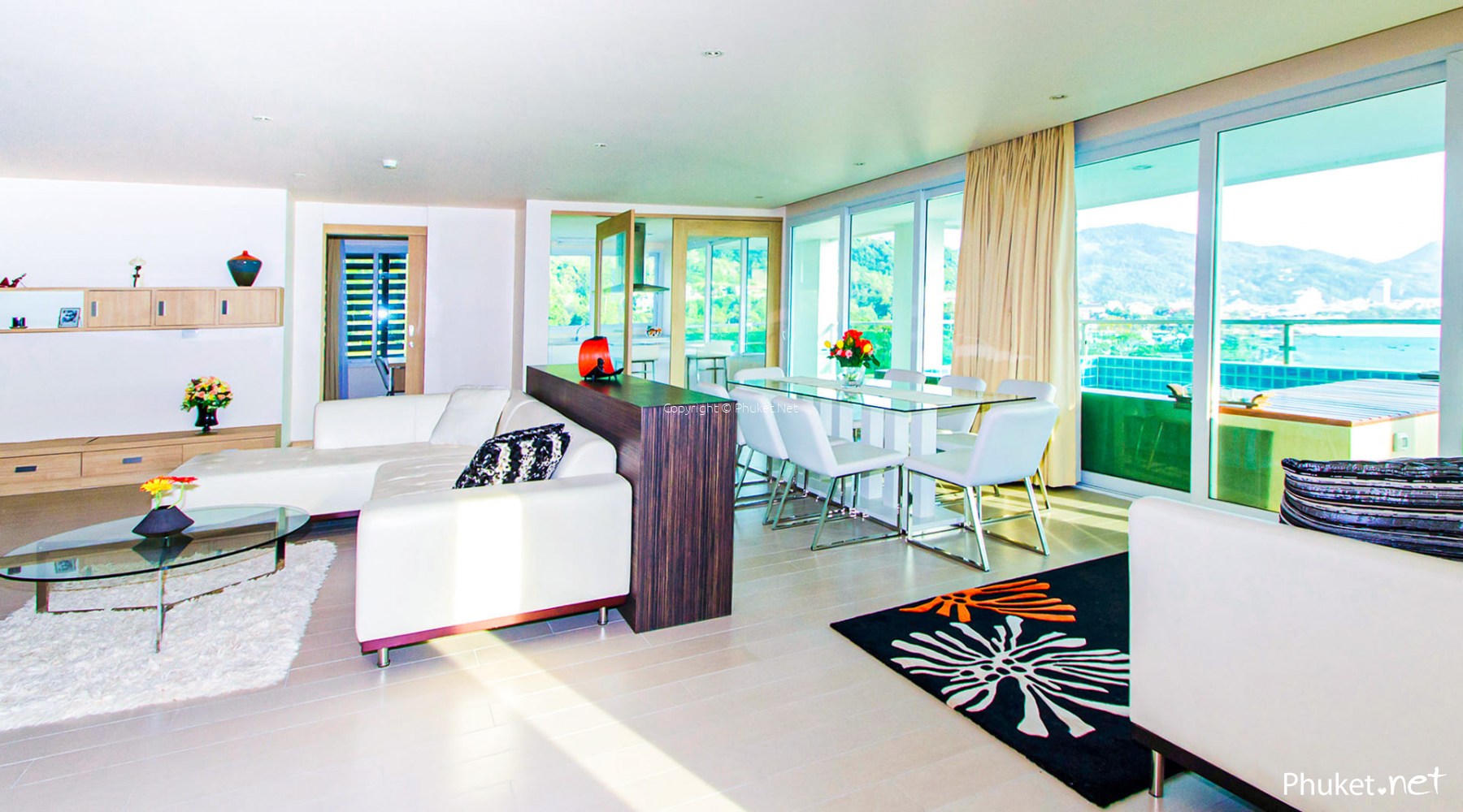 Sea View Penthouse at The Baycliff Patong 3 beds/3 baths Phuket