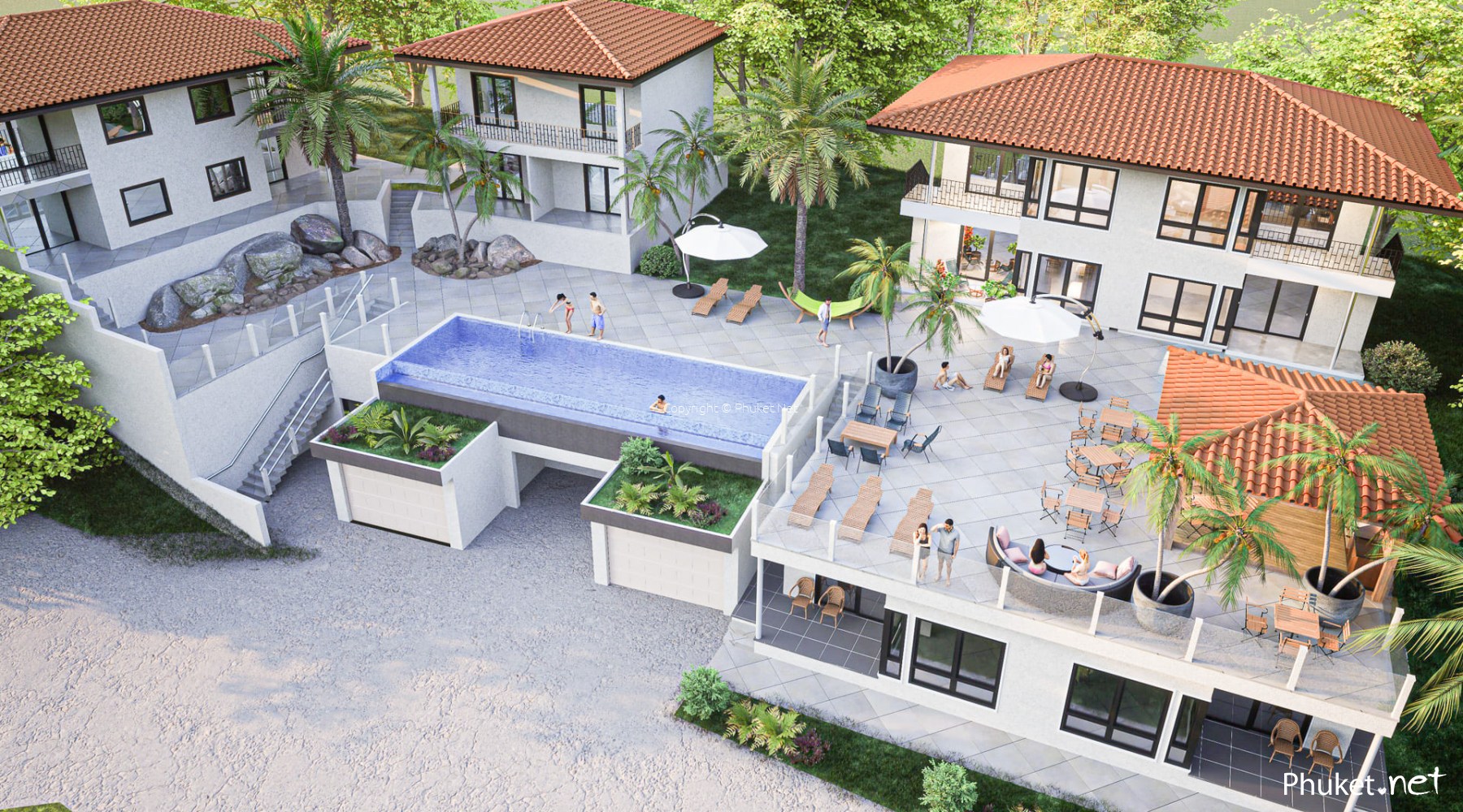 Апартаменты Baan Chom View Камала - 2 Спальни/1 Ванных - Скидки от  Phuket.Net Real Estate | 23276