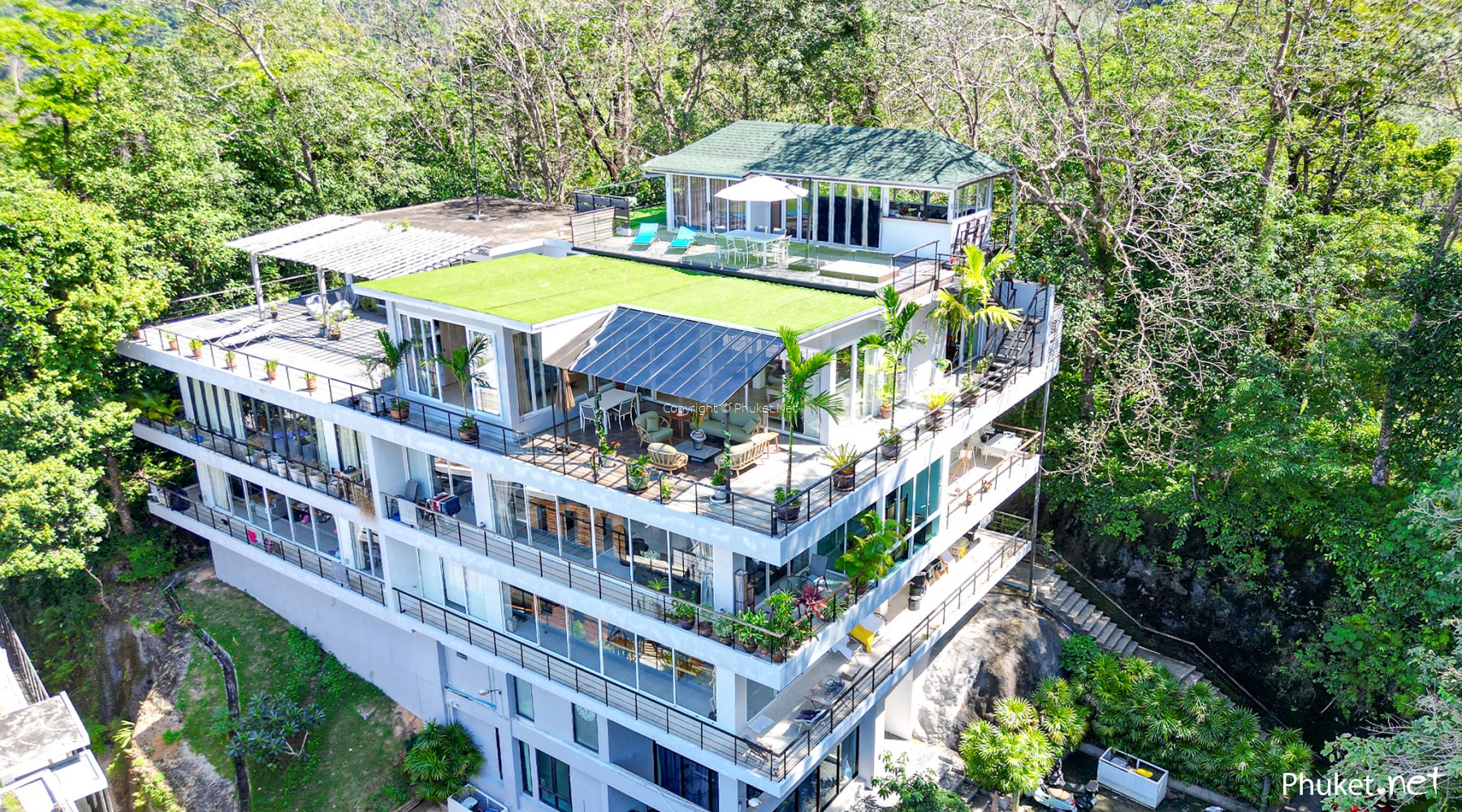 Sea View Zen Space Penthouse in Kamala 3 beds/2 baths Phuket Real