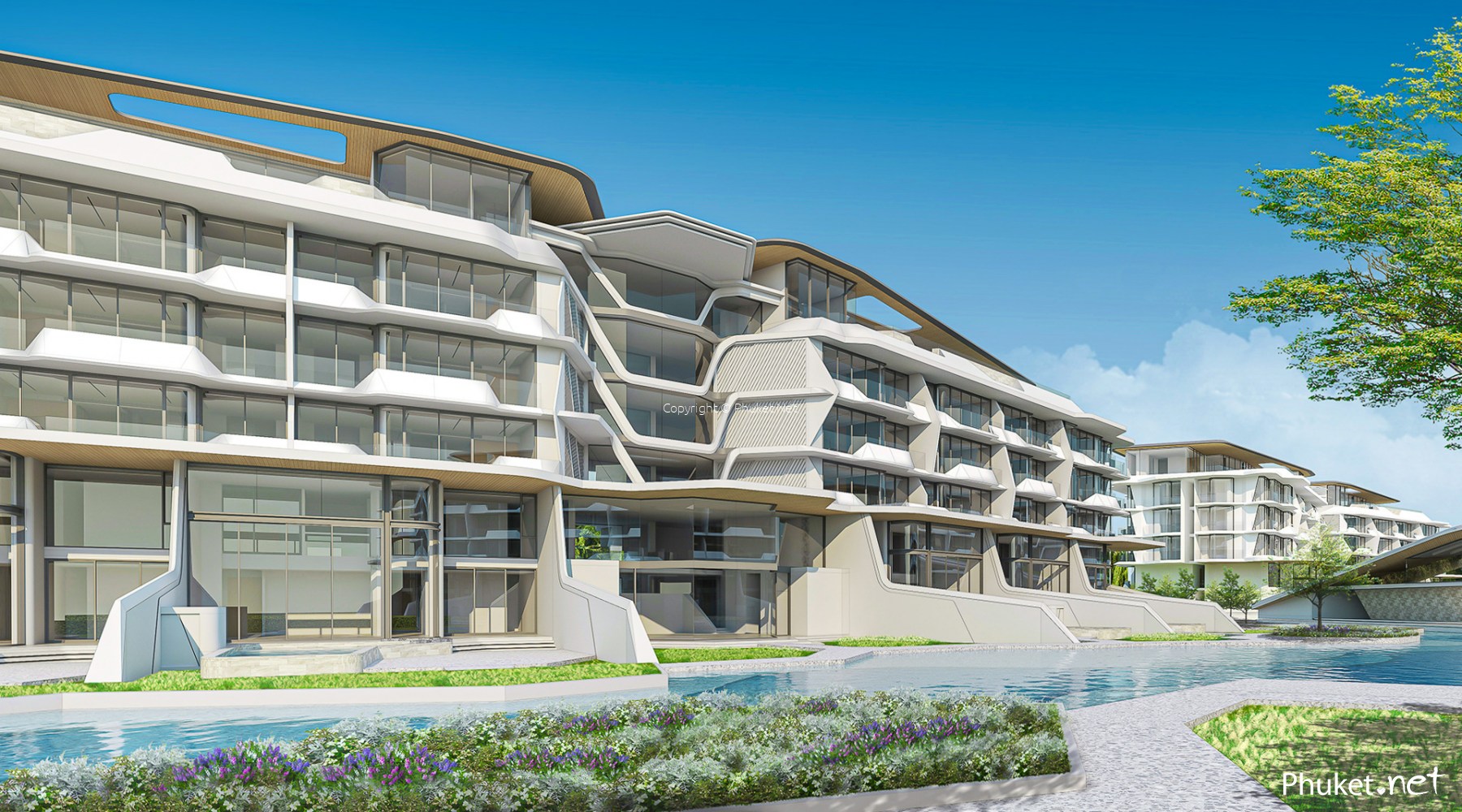 Botanica Hythe Condominium near Laguna 3 beds/3 baths Phuket Real