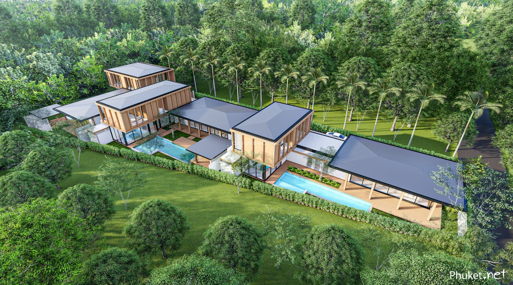 The Baya Villas Cherng Talay - 3 Спальни/3 Ванные - Скидки от Phuket.Net  Real Estate | 5493