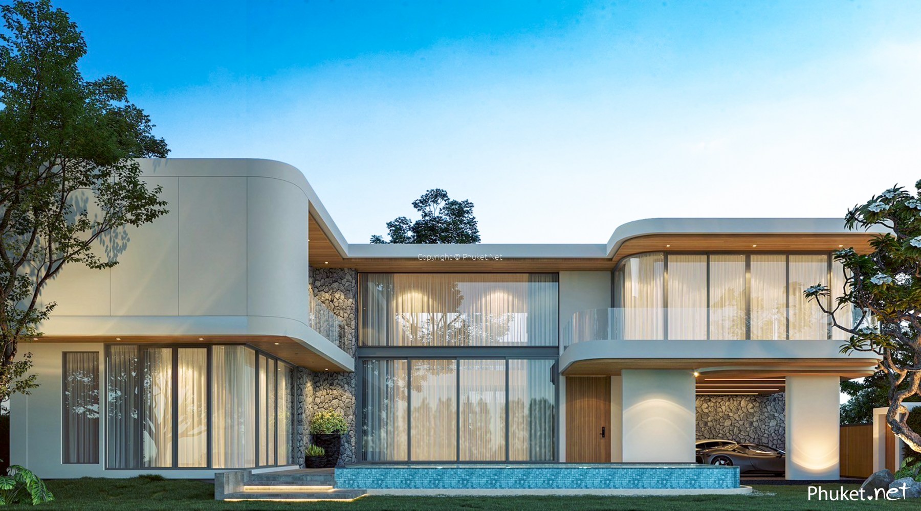 Montana Hills Villas Nai Thon - 4 beds/5 baths - Phuket Real Estate and  Property For Sale - Phuket.Net | 6192