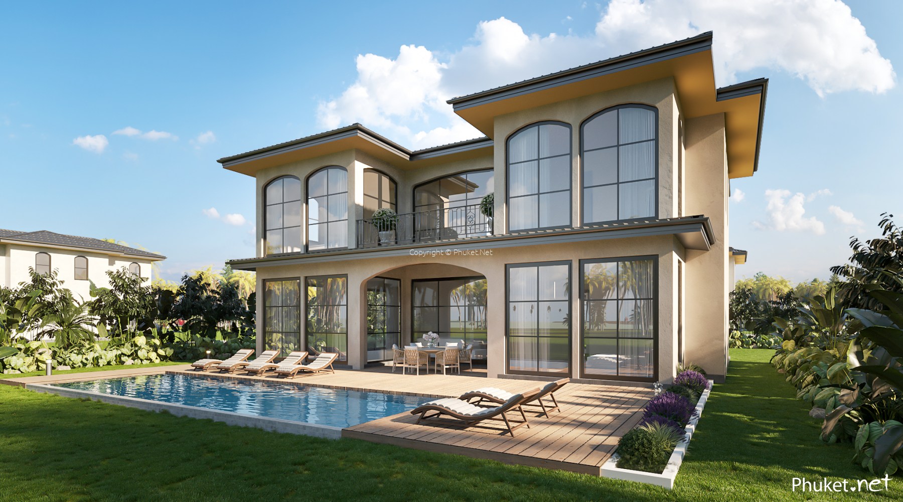 查龙现代地中海风格别墅- 4 卧/3 浴- Phuket.Net  提供了解普吉和普吉房产市场的人士的独立专业意见和支持。帮助您为在普吉居住做出正确选择。 | 26217