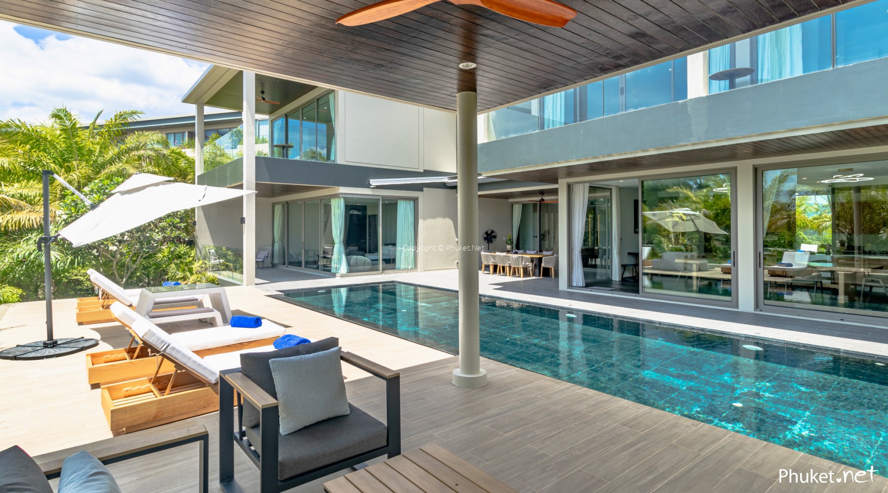 Luxury Mountain View Pool Villa in Layan - 6 beds/7 baths - Phuket Real ...