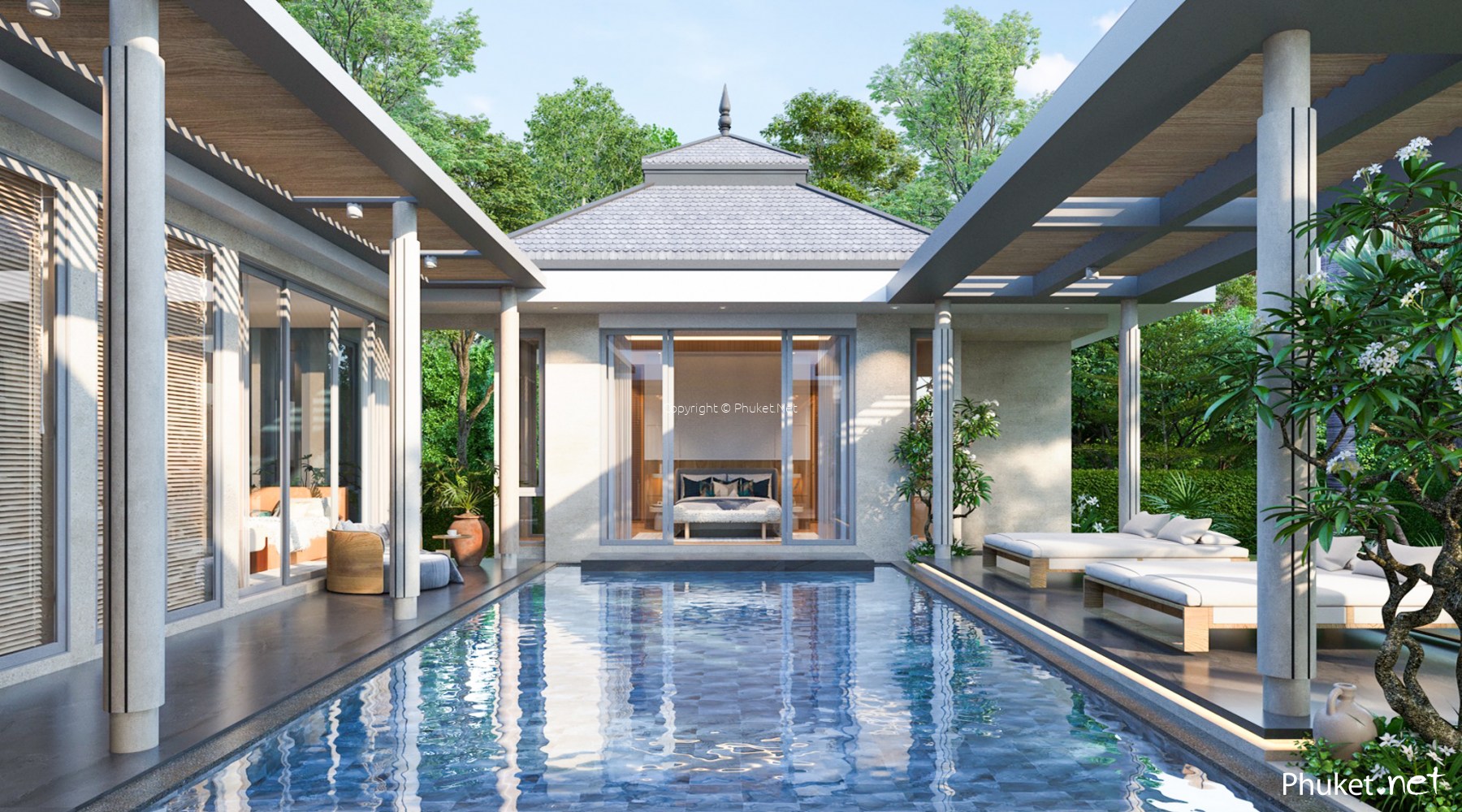 Azura Villas Natai - 3 beds/4 baths - Phuket Real Estate and Property For  Sale - Phuket.Net | 6333