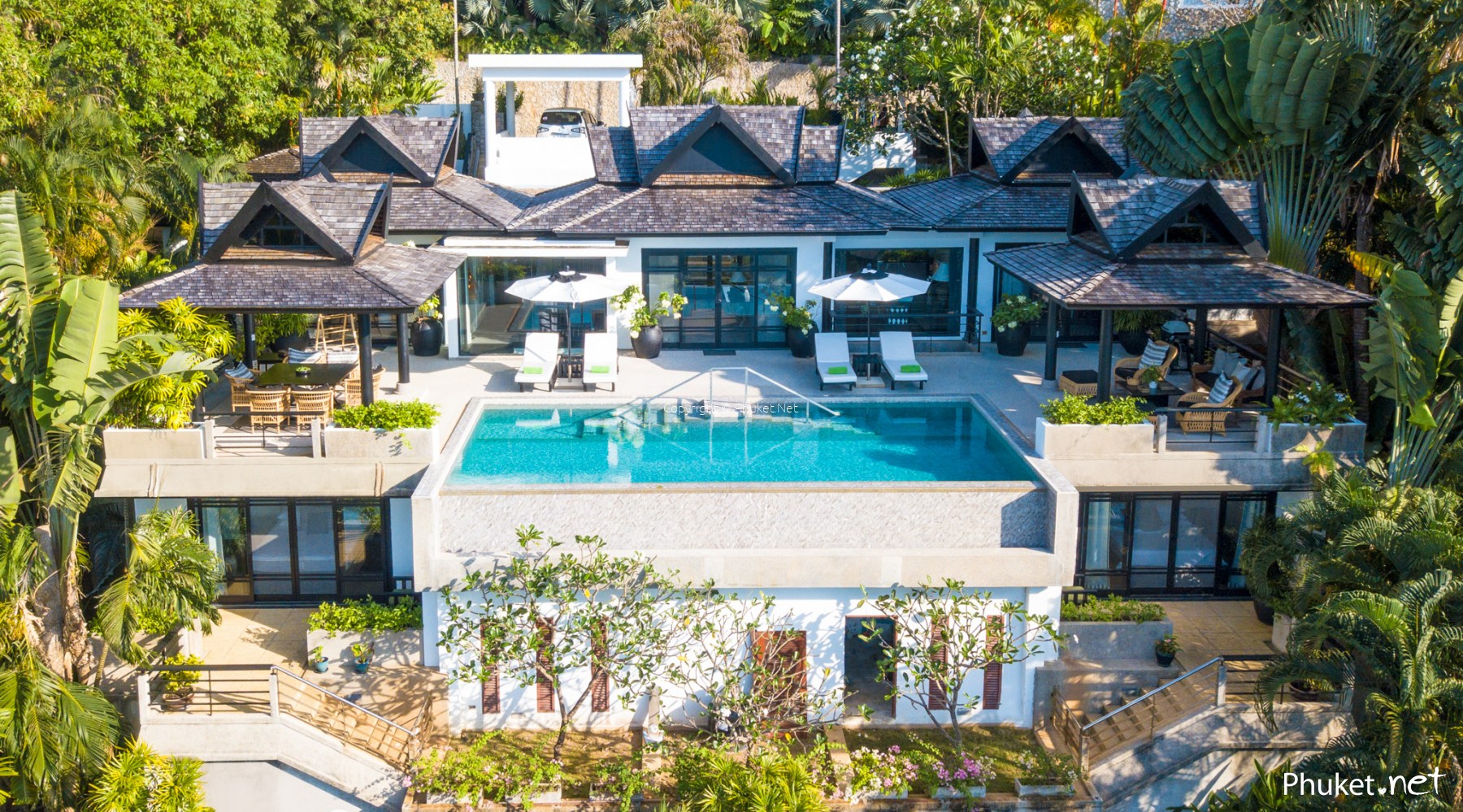 Luxury Thai-style Sea View Pool Villa near Surin Beach - 5 beds/6 baths ...