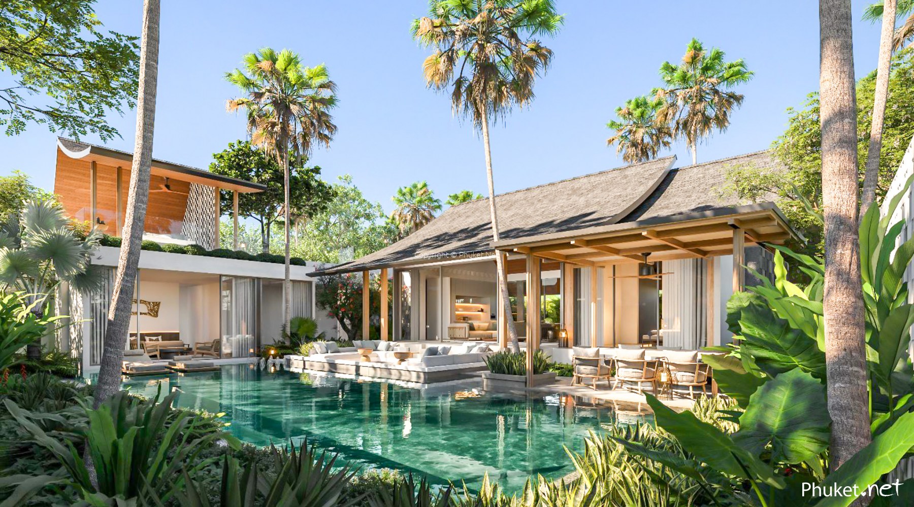 Elegant Tropical Pool Villa in Pasak - 4 beds/4 baths - Phuket Real ...