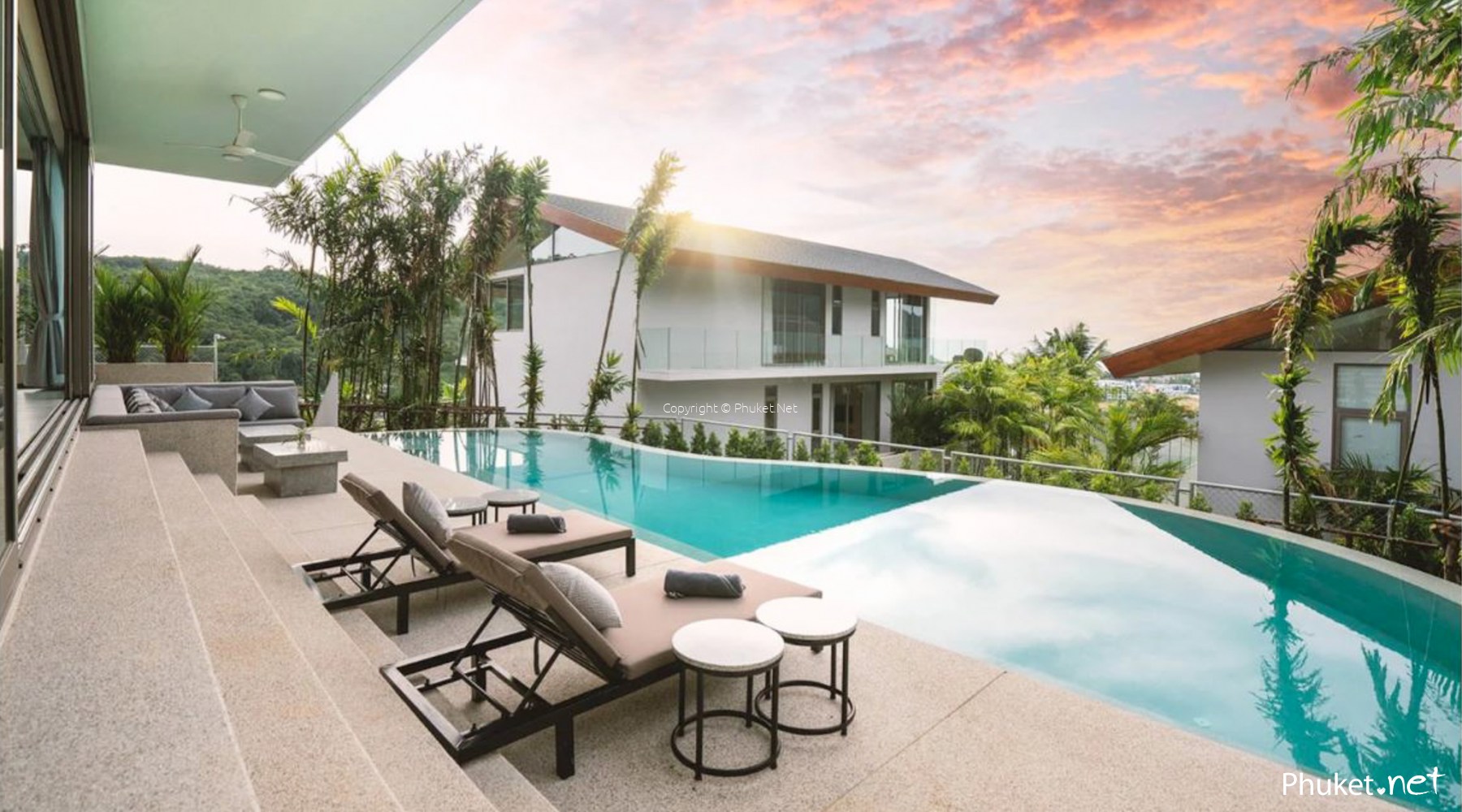 Curated visual reference: Visual Reference: Peaceful Hillside Tropical Pool Villa In Kamala