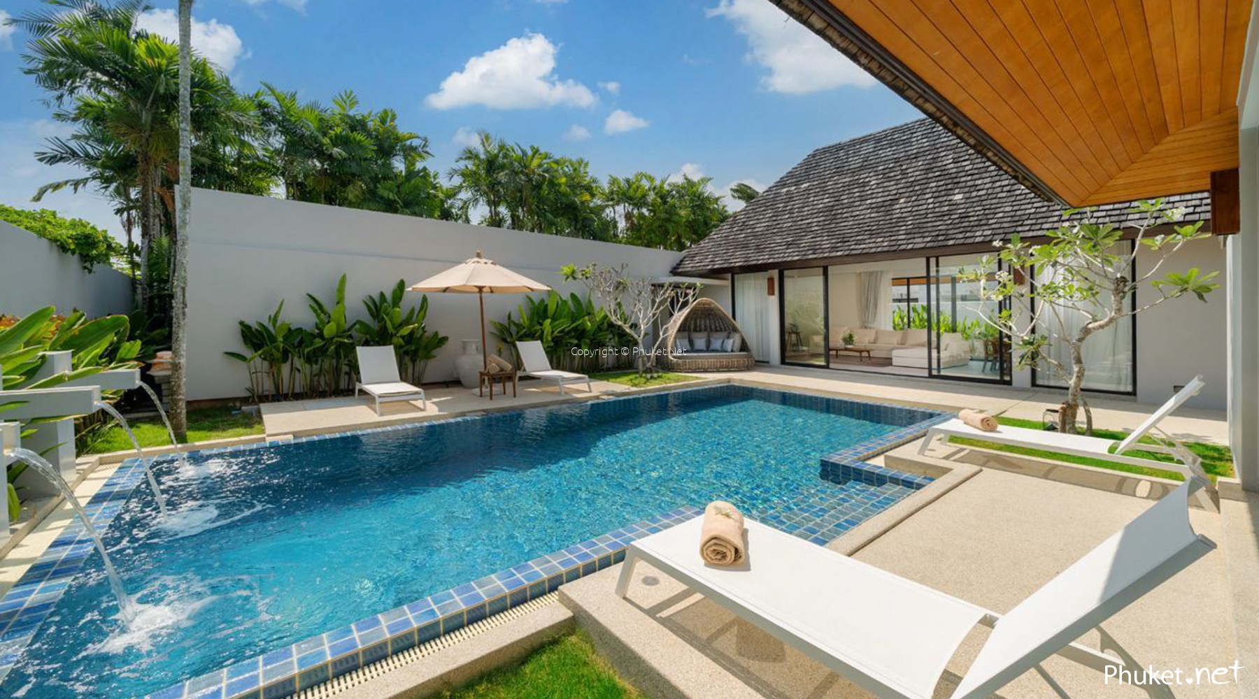 Well-Designed Tropical Pool Villa near Layan Beach - 4 beds/4 baths ...